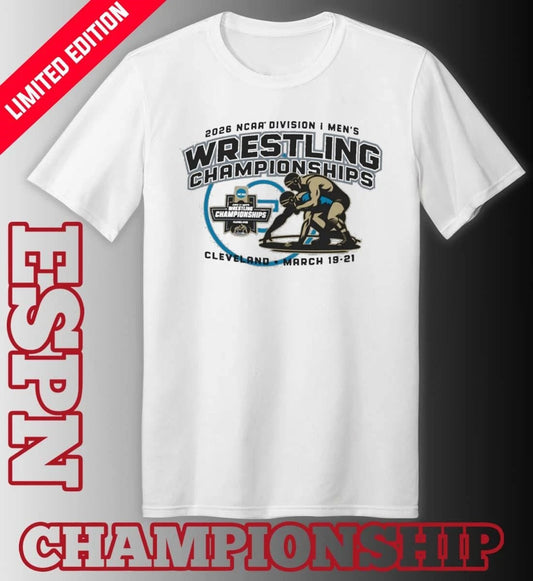 Official 2026 NCAA DI Wrestling Championships Cleveland March 19-21 Shirt