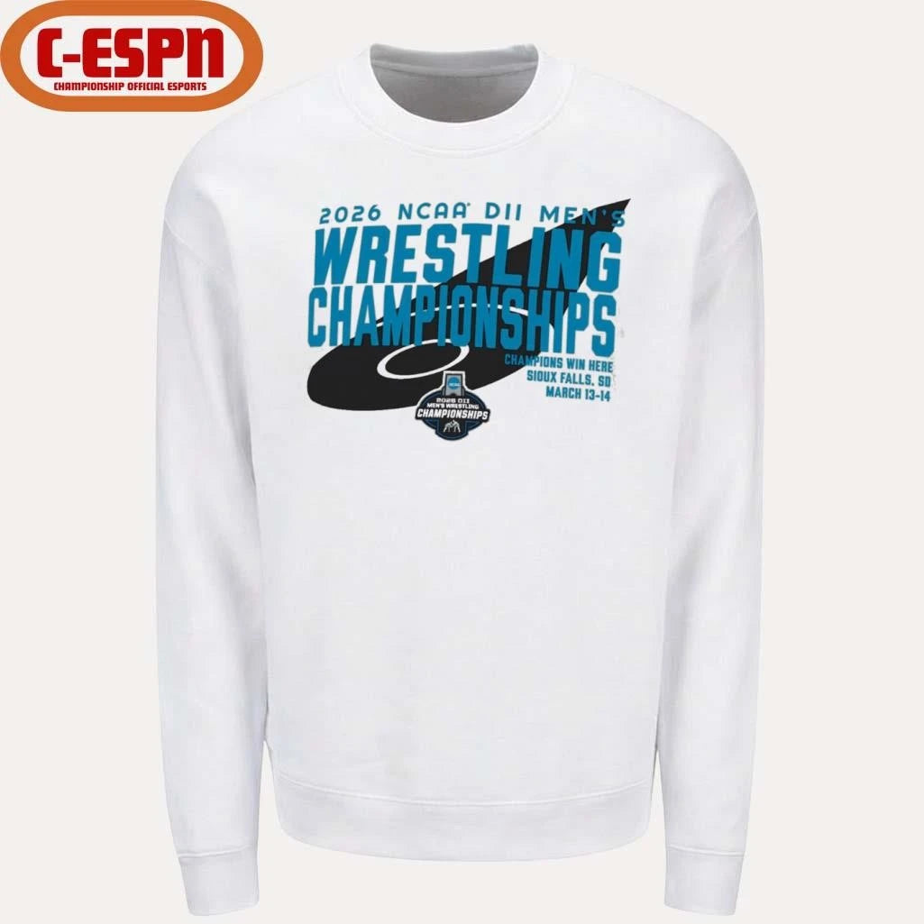 Official 2026 NCAA DII Men’s Wrestling Championships March 13-14 Shirt