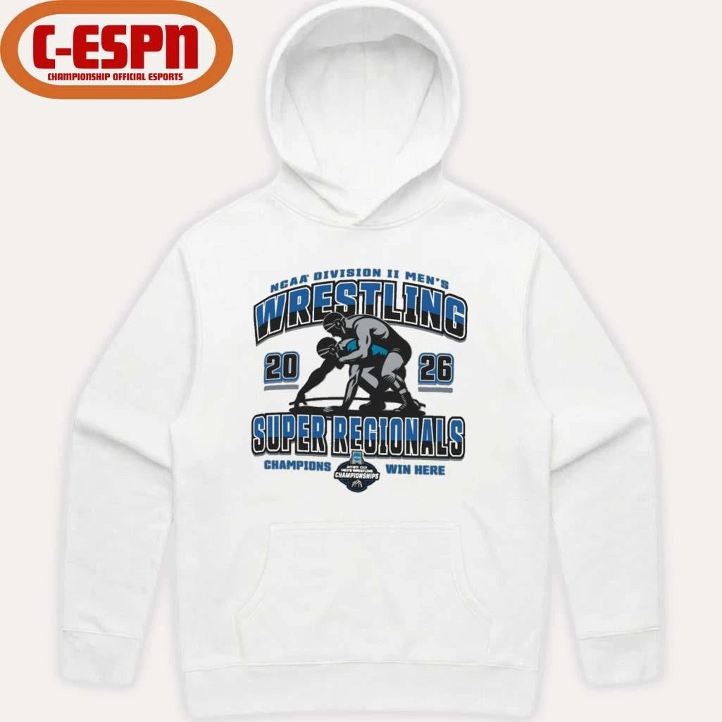 Official 2026 NCAA DII Wrestling Super Regionals T-Shirt