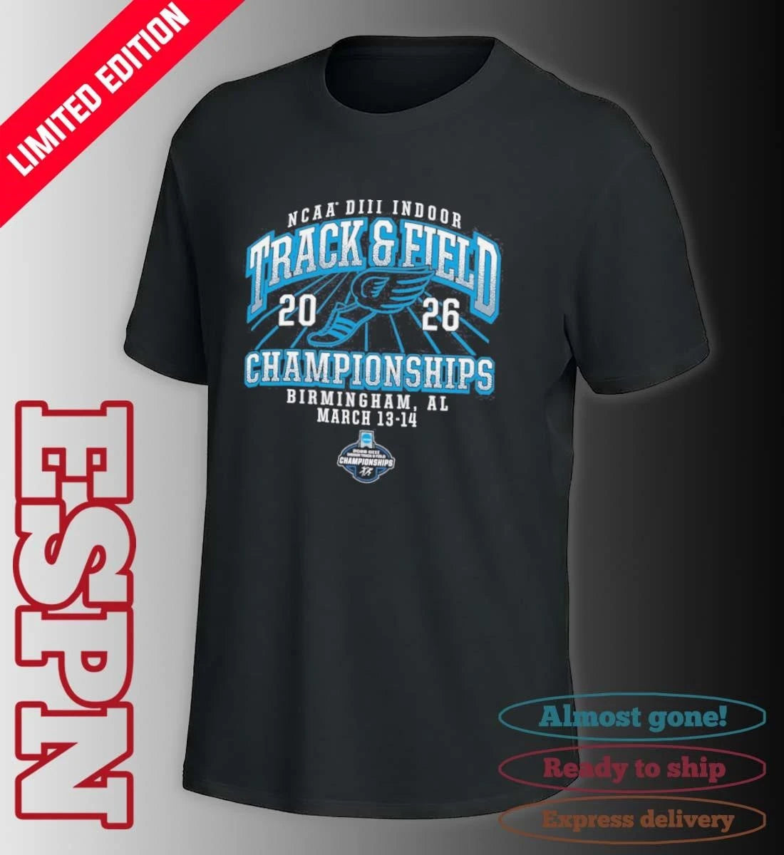 Official 2026 NCAA DIII Indoor Track &amp; Field Championships – Birmingham, AL Shirt