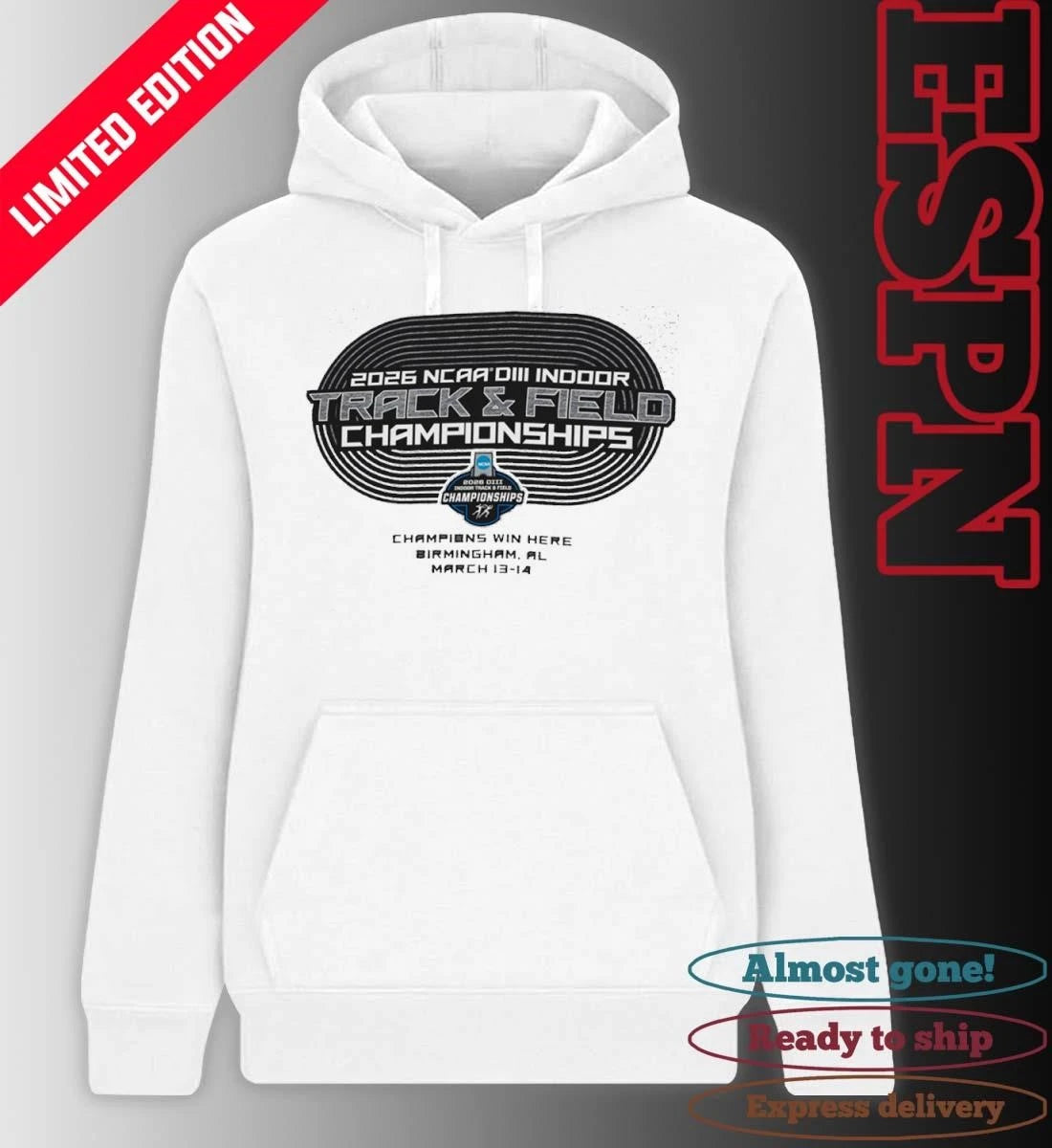 Official 2026 NCAA DIII Indoor Track &amp; Field Championships T-Shirt