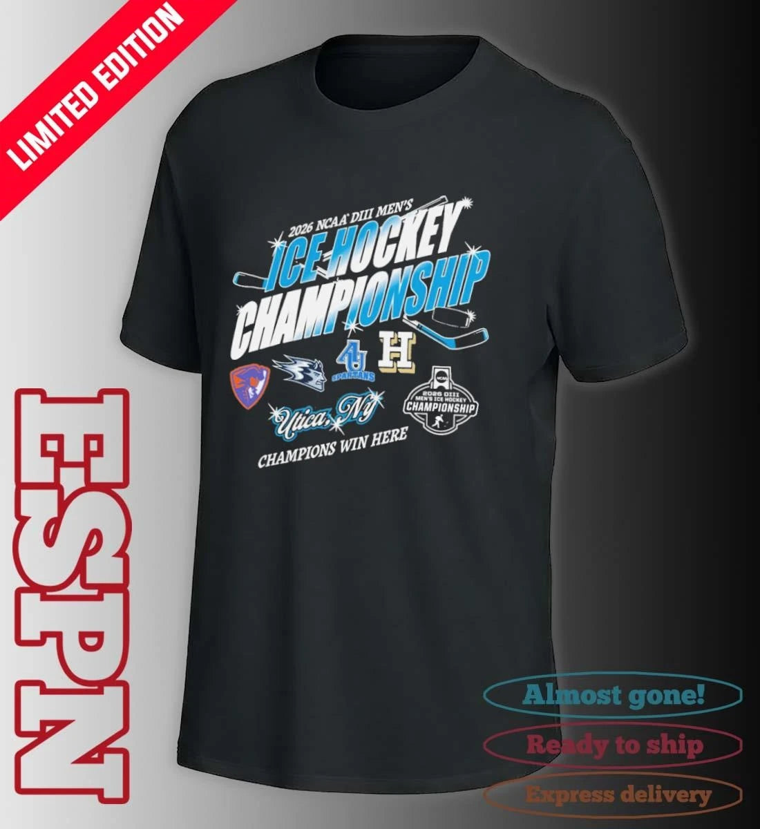 Official 2026 NCAA DIII Men’s Ice Hockey Championship – Semifinals Shirt