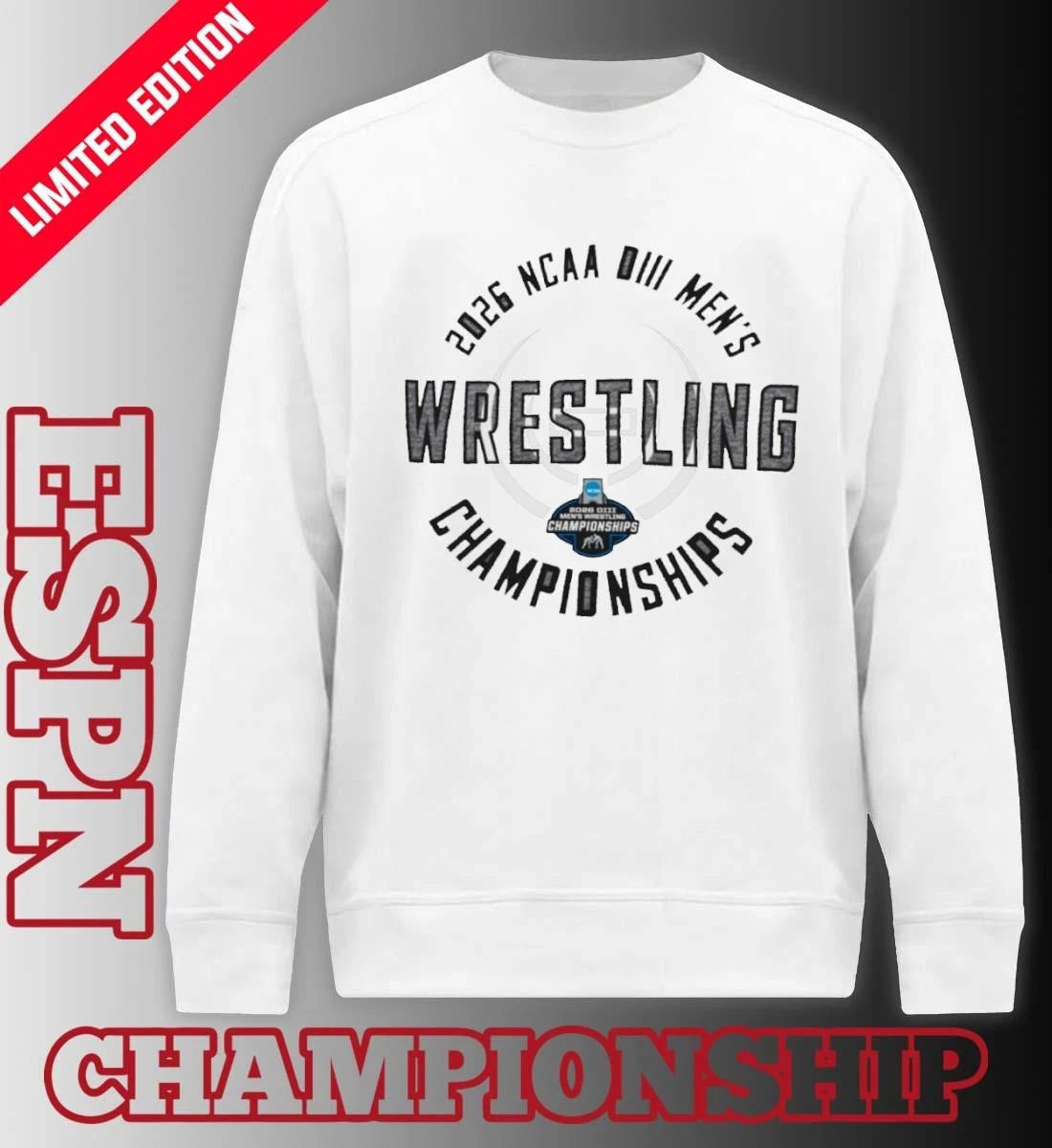 Official 2026 NCAA DIII Wrestling Championships T-Shirt