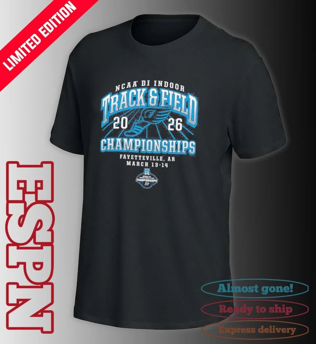 Official 2026 NCAA Division I Indoor Track &amp; Field Championship Shirt