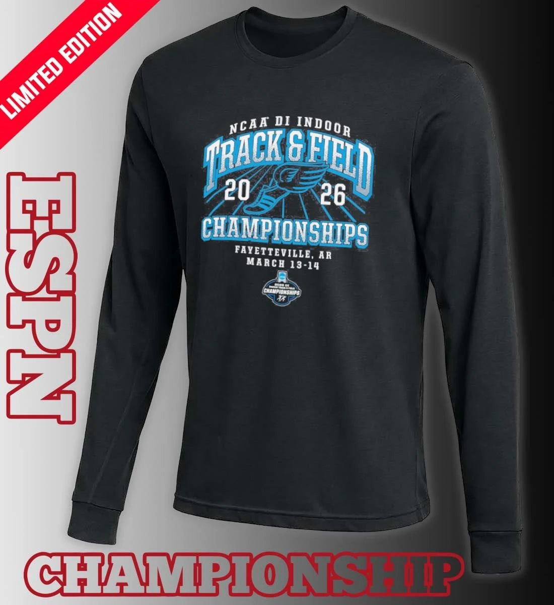 Official 2026 NCAA Division I Indoor Track &amp; Field Championship Shirt