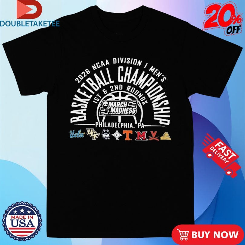 Official 2026 NCAA Division I Men’s March Madness Philadelphia PA Team Shirts