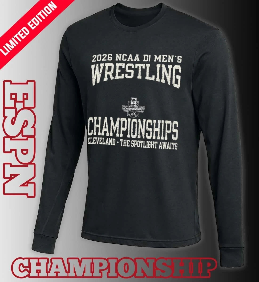 Official 2026 NCAA Division I Wrestling Championships – Cleveland Shirt