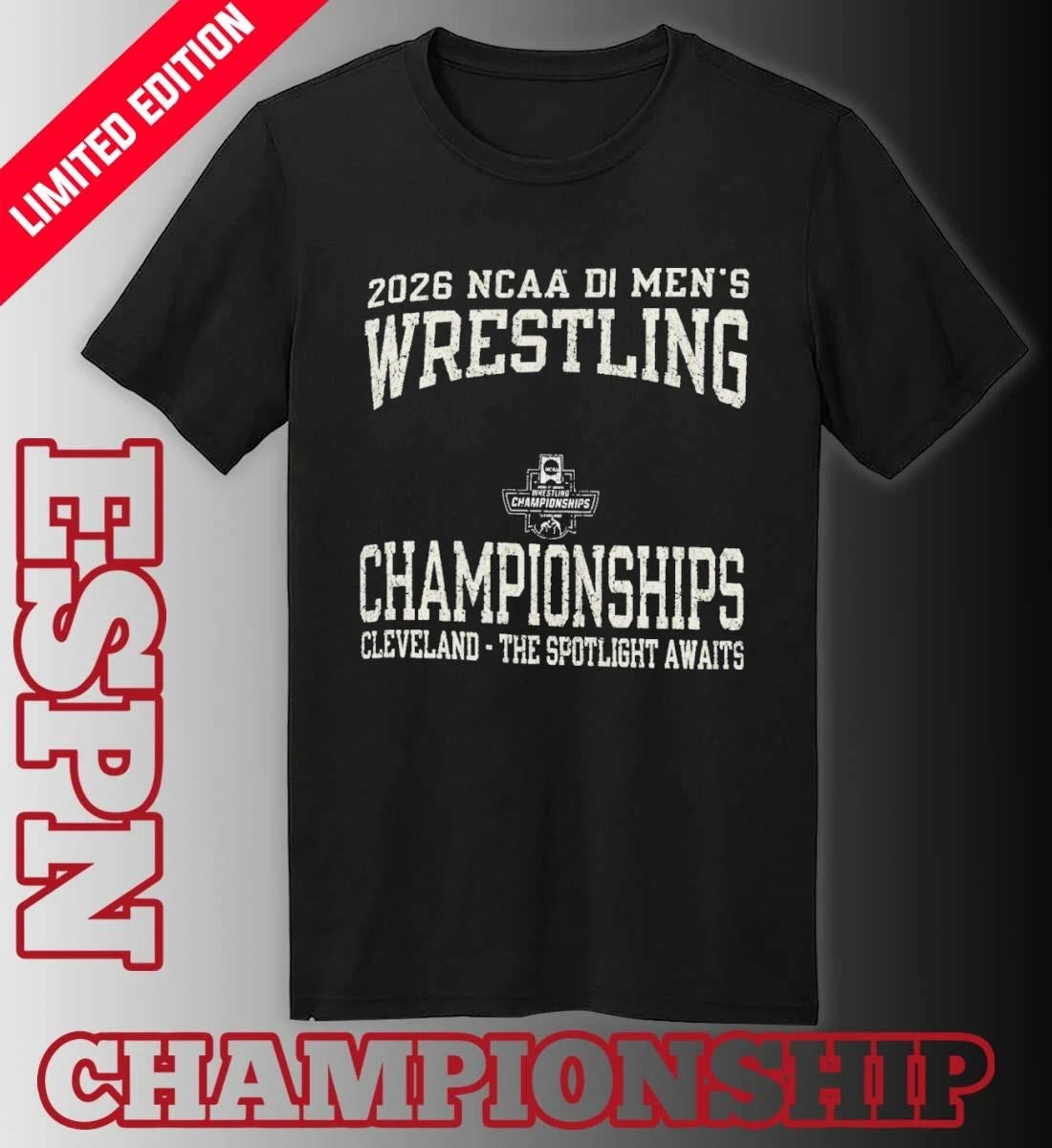 Official 2026 NCAA Division I Wrestling Championships – Cleveland Shirt