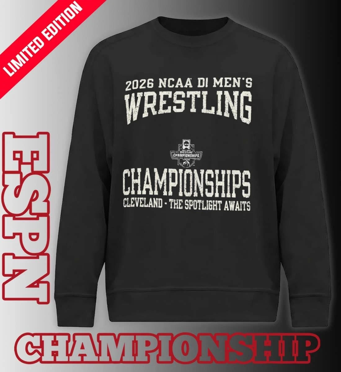 Official 2026 NCAA Division I Wrestling Championships – Cleveland Shirt