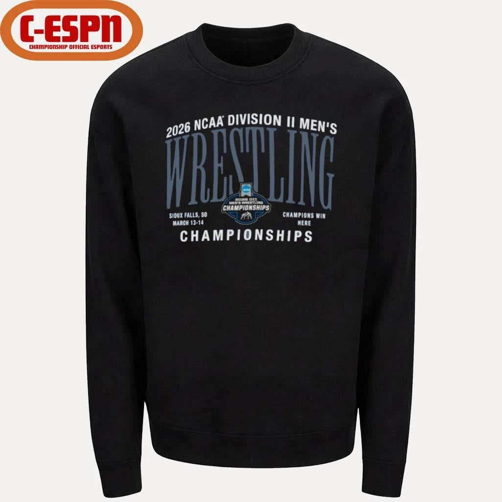Official 2026 NCAA Division II Men’s Wrestling Championships Sioux Falls, SD T-Shirt