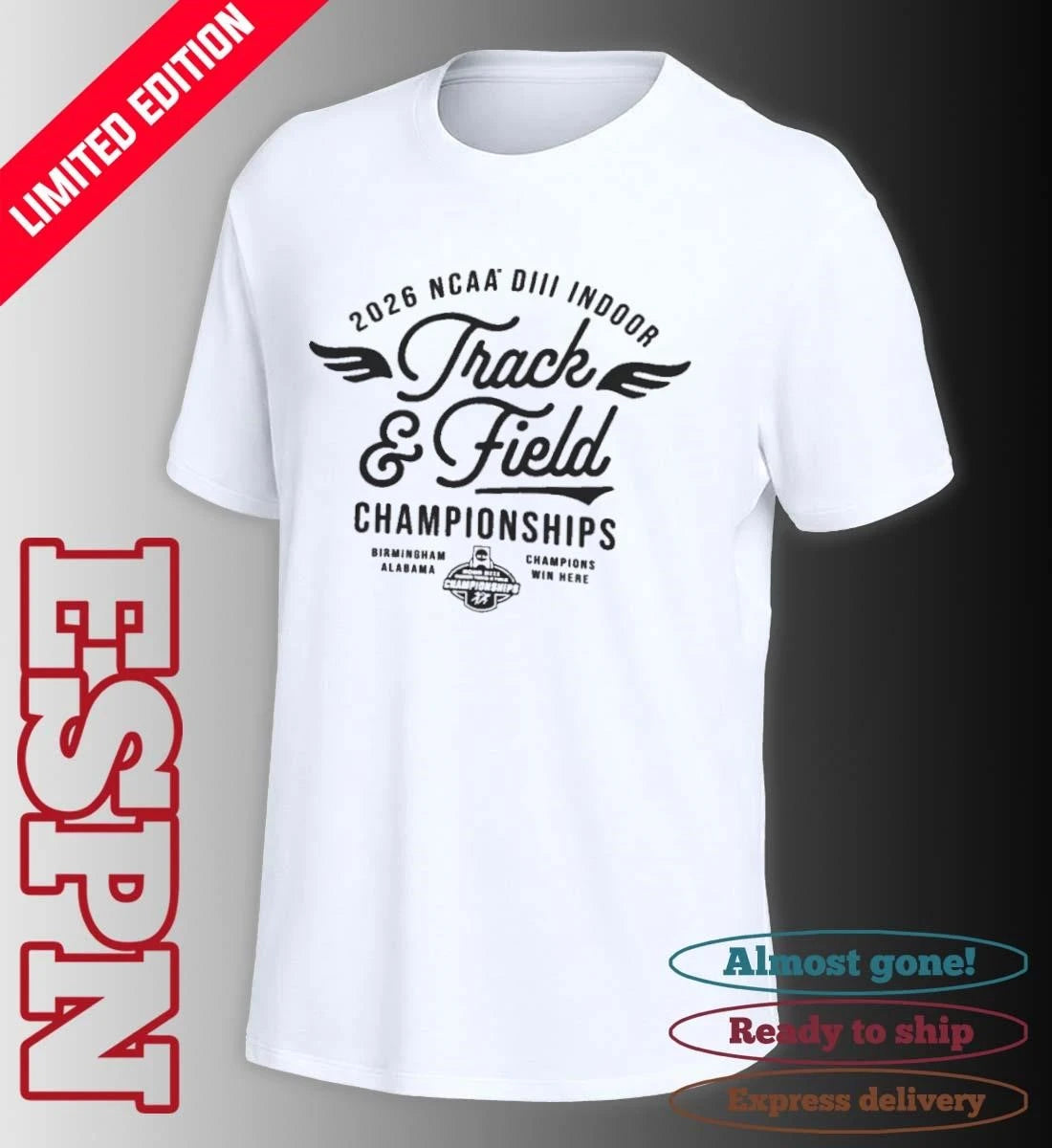 Official 2026 NCAA Division III Indoor Track &amp; Field Final Shirt