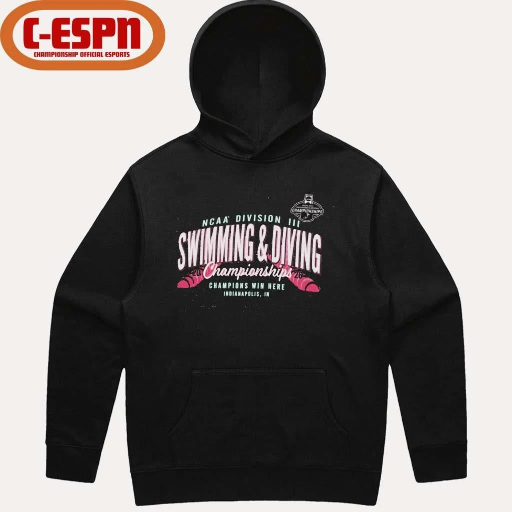 Official 2026 NCAA Division III Swimming &amp; Diving Championships T-Shirt
