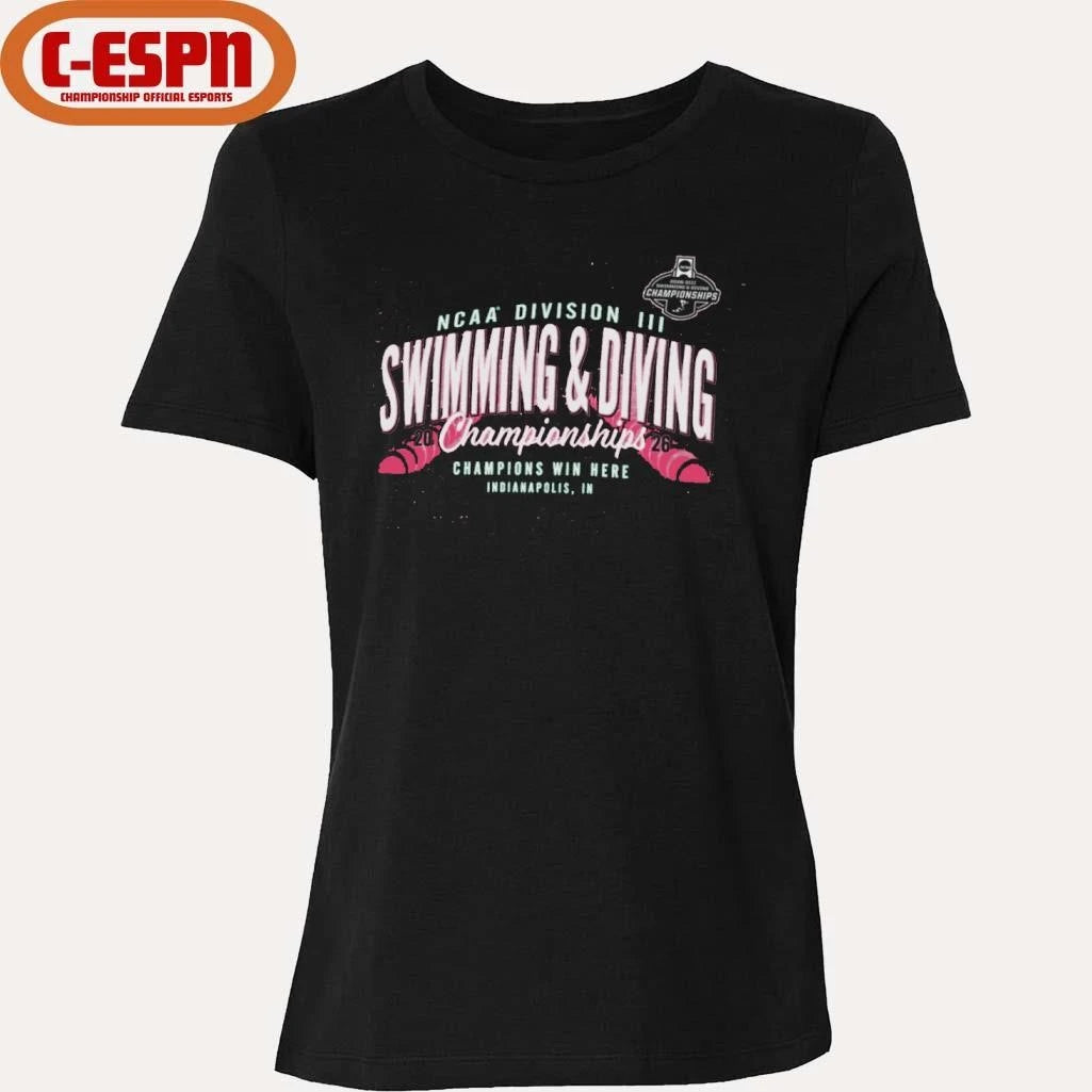Official 2026 NCAA Division III Swimming &amp; Diving Championships T-Shirt