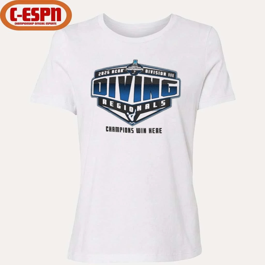 Official 2026 NCAA Division III Swimming &amp; Diving Regionals Shirt