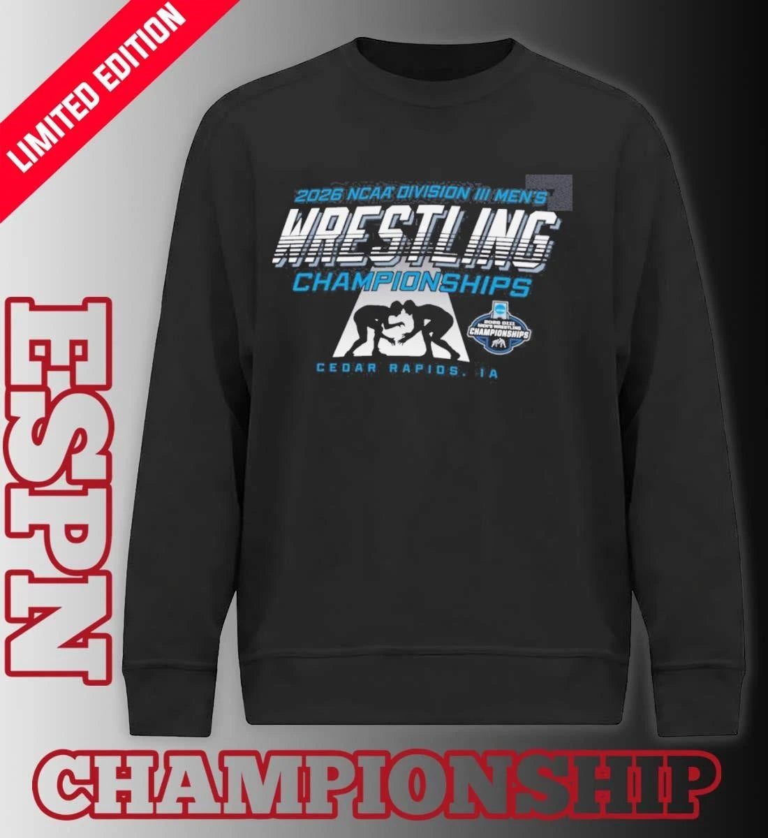 Official 2026 NCAA Division III Wrestling Championships – Cedar Rapids, IA Shirt