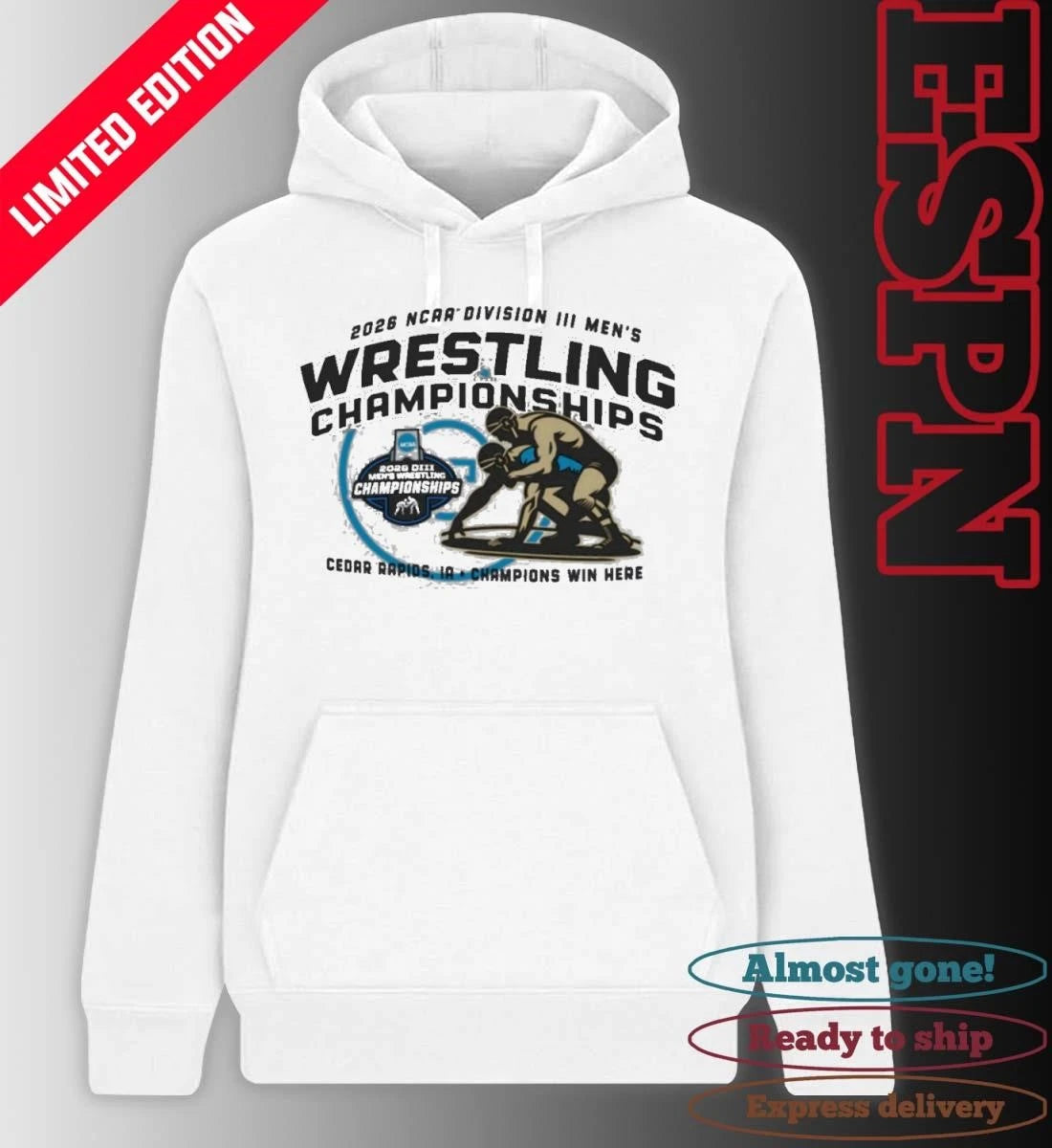 Official 2026 NCAA Division III Wrestling Championships Shirt