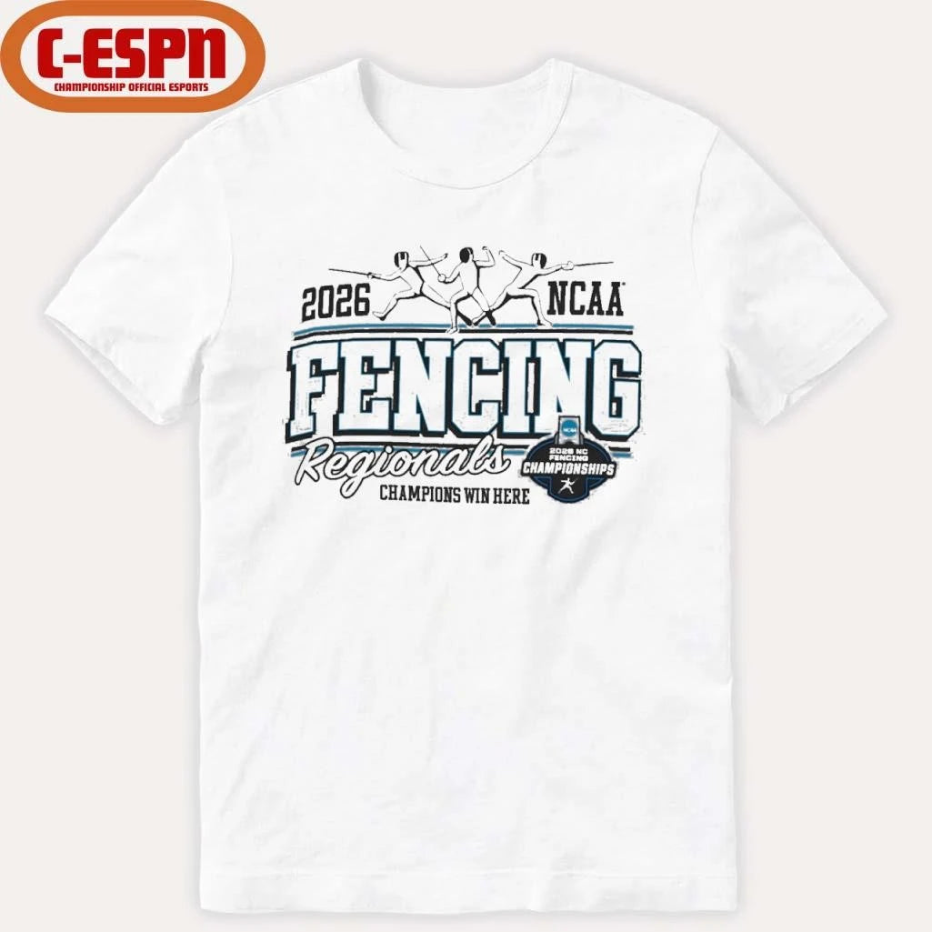 Official 2026 NCAA Fencing Regionals T-Shirt