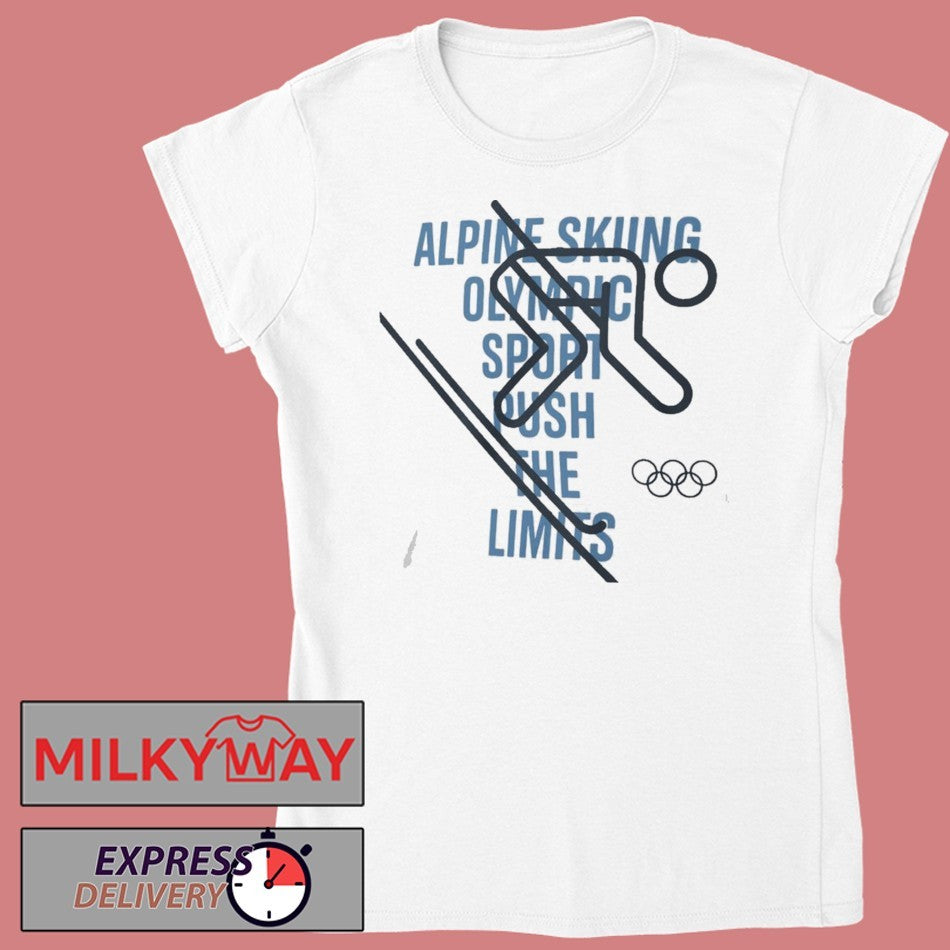 2026 Winter Olympics Alpine Skiing Graphic Shirt