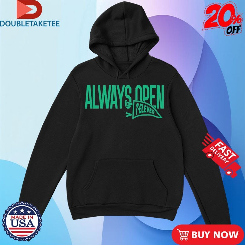 Official 7-Eleven Always Open Pennant Shirts