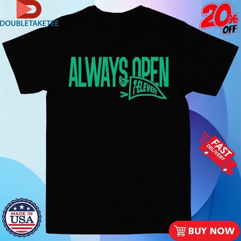 Official 7-Eleven Always Open Pennant Shirts