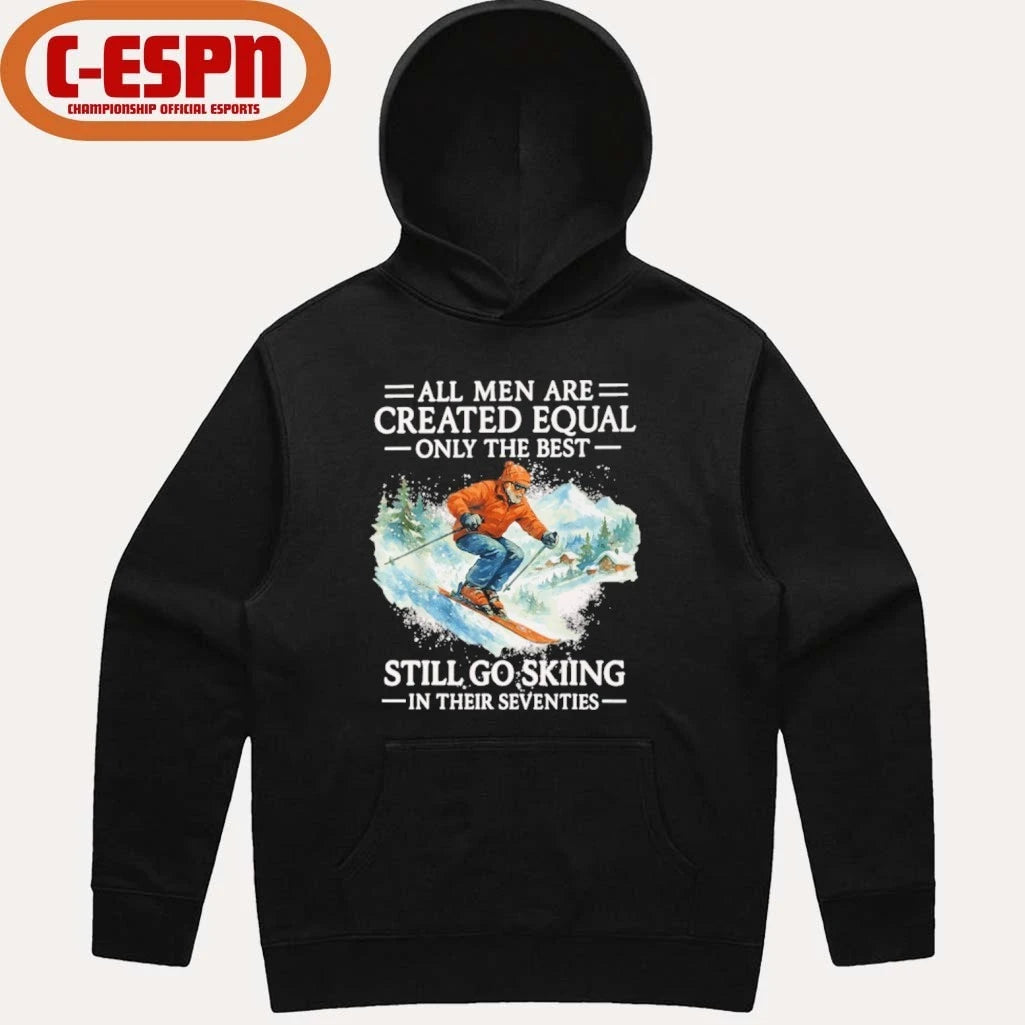 Official 70th Birthday Skier Gifts Man 70 Years Old Skiing Shirt