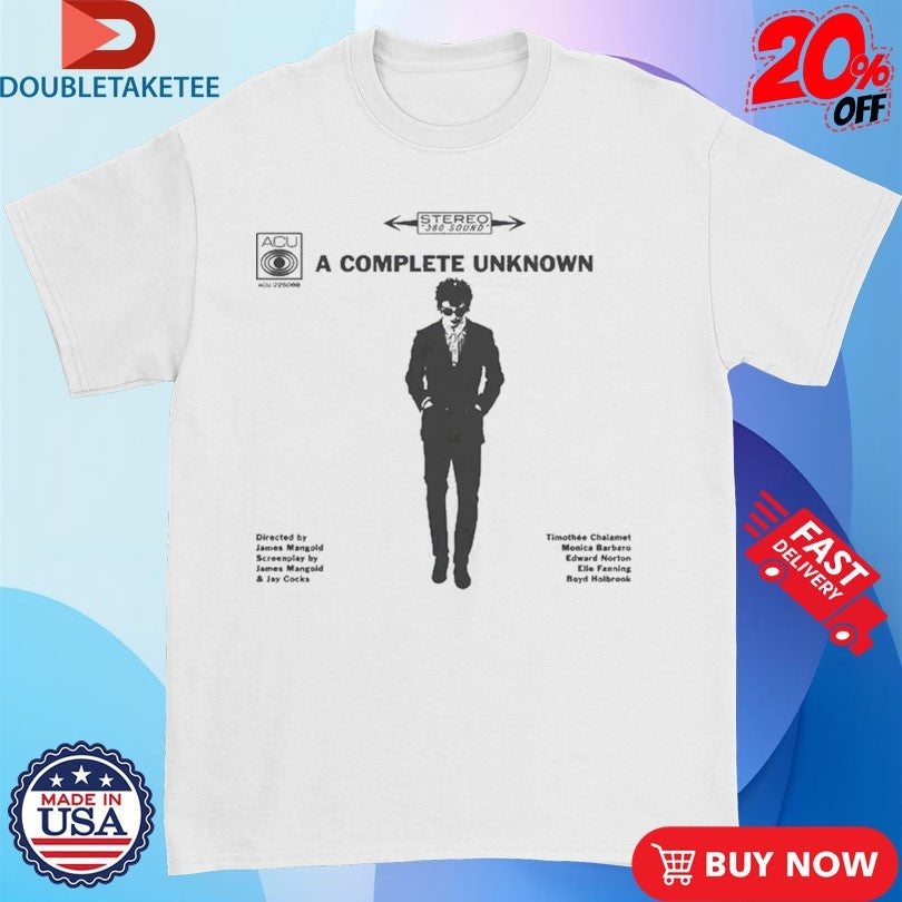 A Complete Unknown Timothée Chalamet Vinyl T-shirts