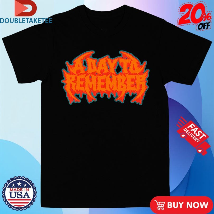 Official A Day To Remember Metal Logo Shirts