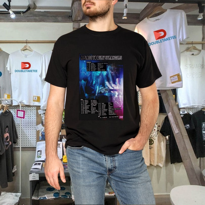Official A Place To Bury Strangers Tour 2026 Shirts