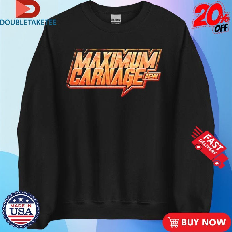 Official AEW Maximum Carnage Logo Shirts