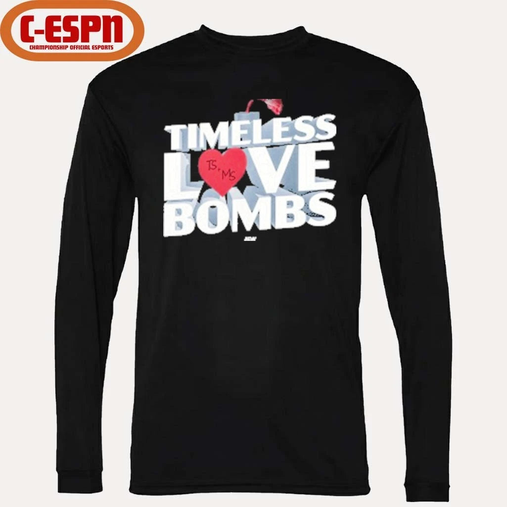Official AEW Timeless Love Bombs Shirt