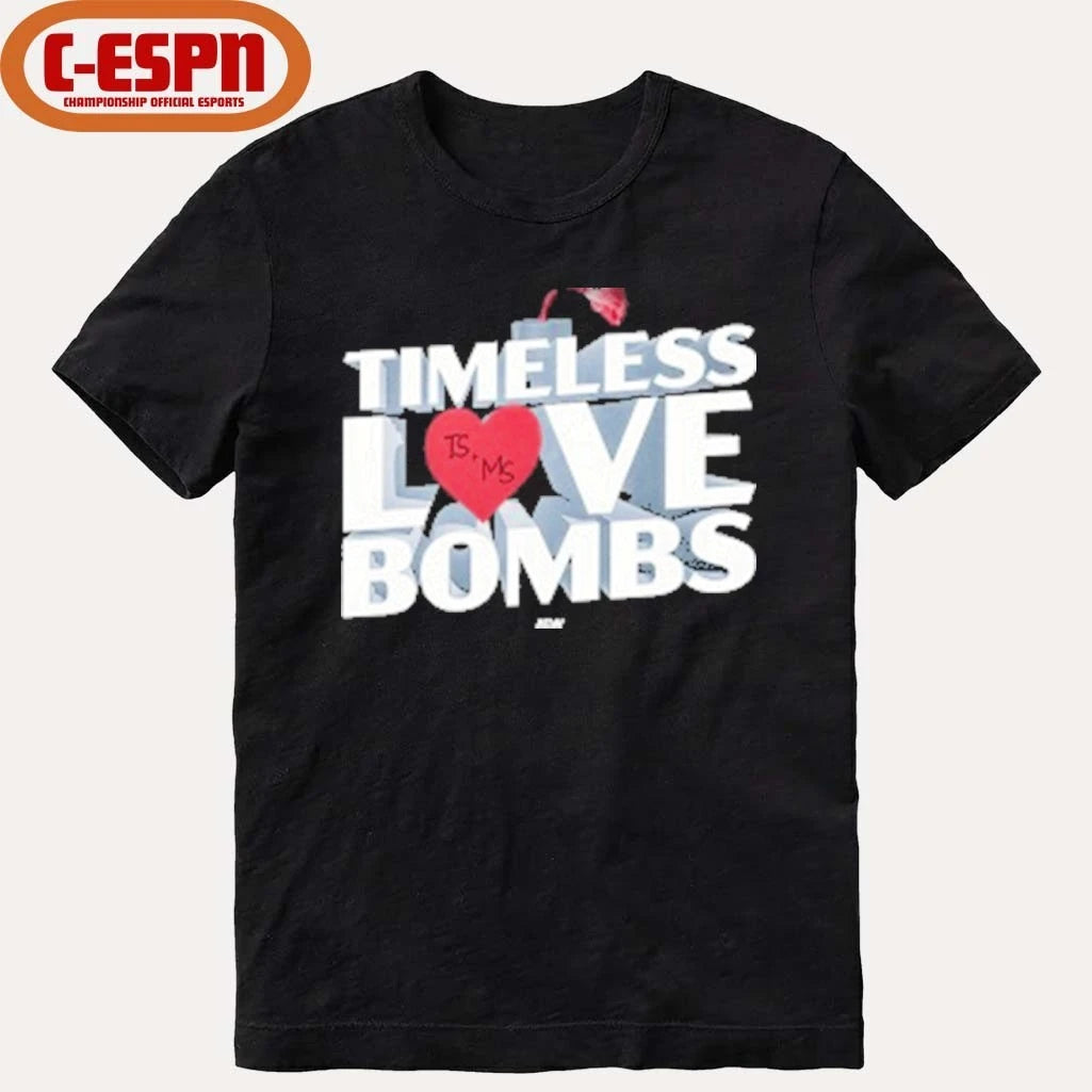 Official AEW Timeless Love Bombs Shirt