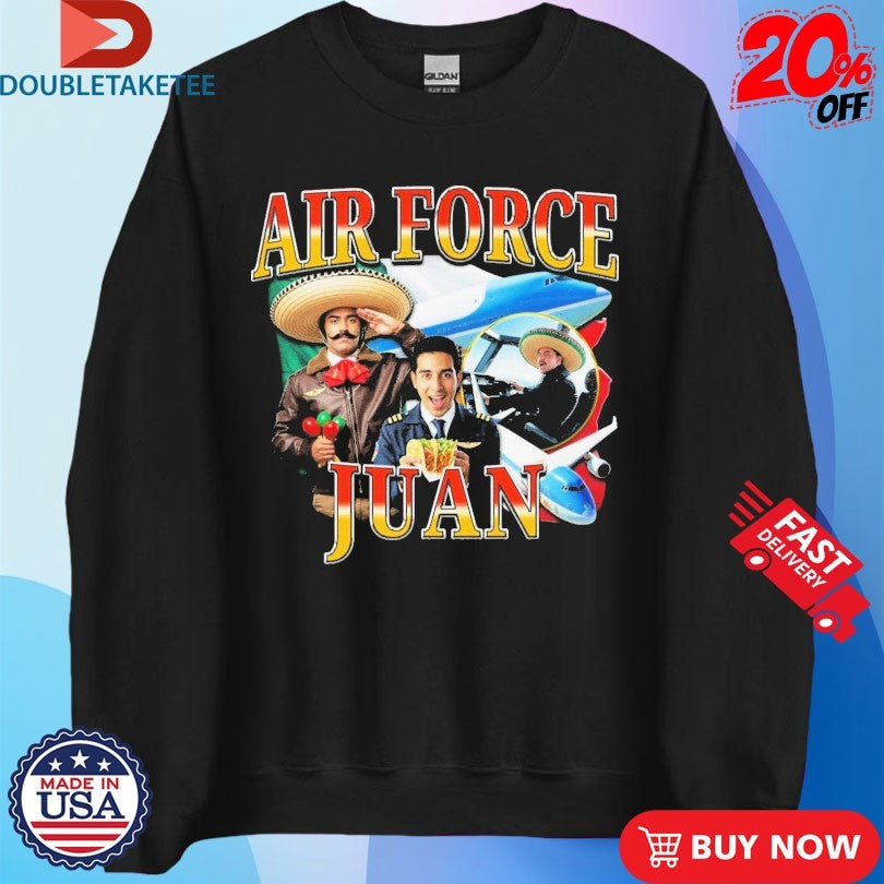 Official AIR Force Juan Mexico Taco Planet Pilot Shirts