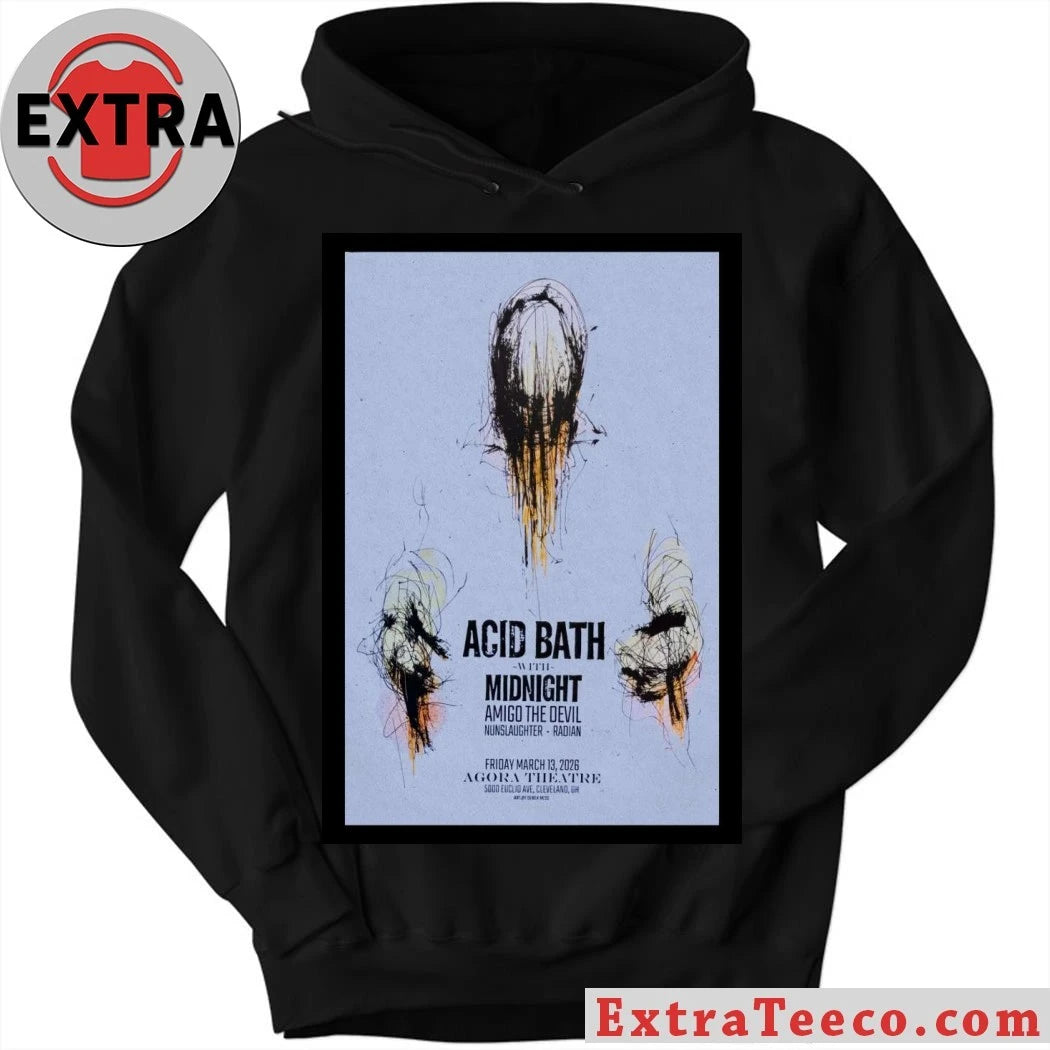 Official Acid Bath Agora Theatre March 13 2026 Poster Shirt