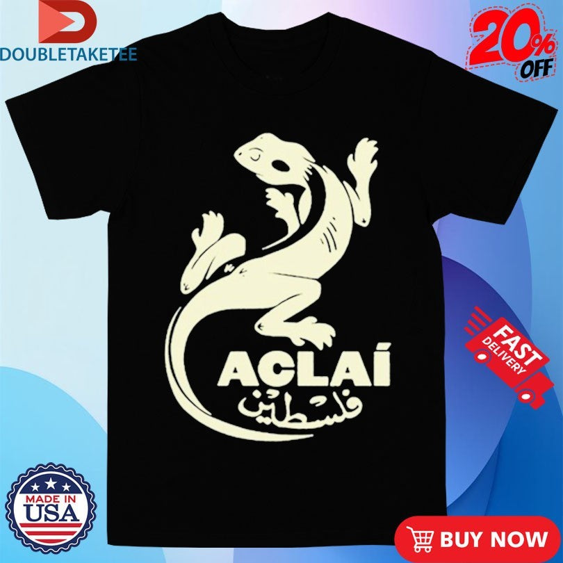 Official Aclaí Palestine Iguana Shirts
