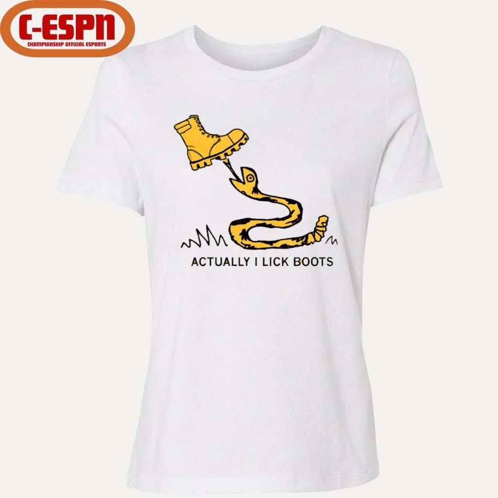 Official Actually I Lick Boots Shirt
