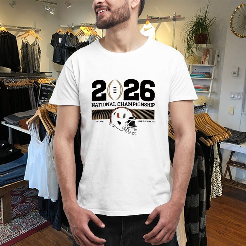 Official Adidas Miami College Football Playoff 2026 National Championship Bound Fresh Shirts