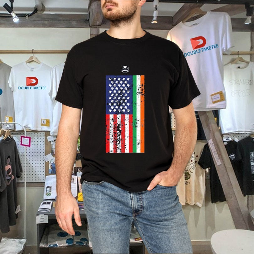 Official Aer Lingus College Football American Flag Mash Up Shirts