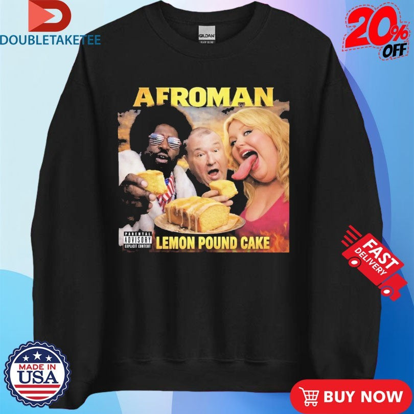Official Afroman Lemon Pound Cake Album Cover Shirts
