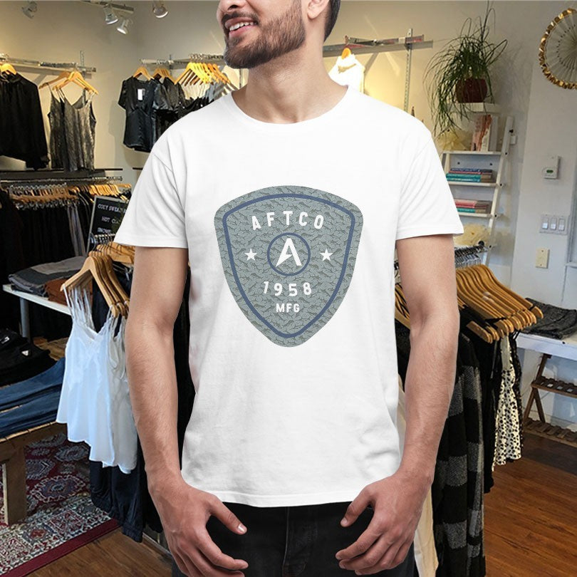 Official Aftco 1958 Mfg Shield Shirts