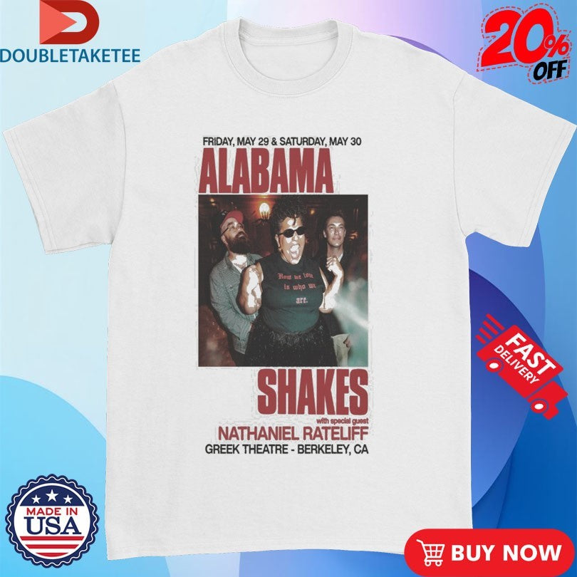 Official Alabama Shakes May 29-30 2026 Berkeley, CA Shirts