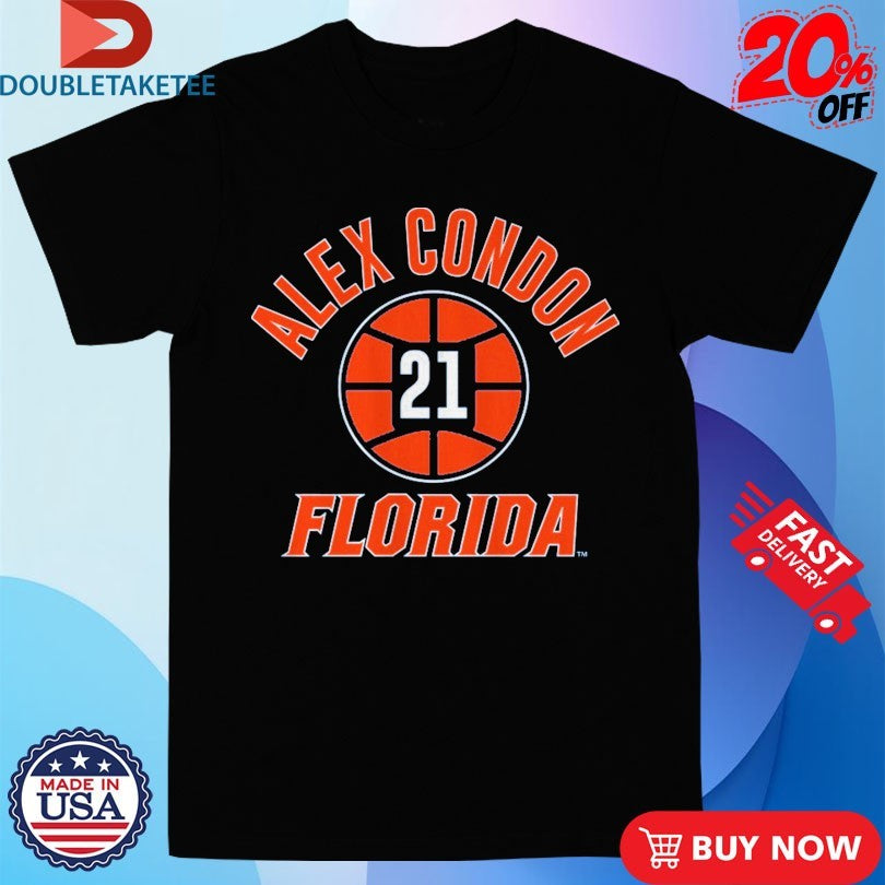 Official Alex Condon Name Number Ball 21 Florida Gators Shirts