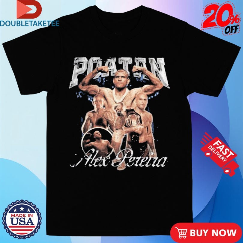 Official Alex Pereira Poatan Collage Midweight 2025 Shirts