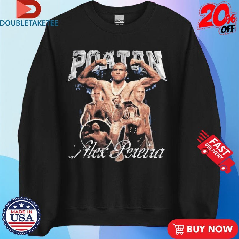 Official Alex Pereira Poatan Collage Midweight 2025 Shirts