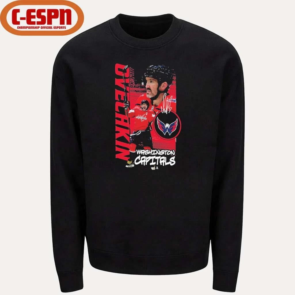 Official Alexander Ovechkin Washington Capitals Vintage Playmaker T-Shirt