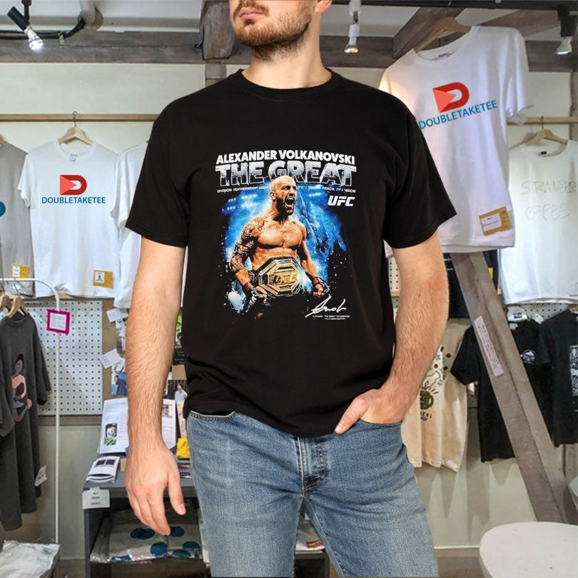Official Alexander Volkanovski The Great UFC 325 World Featherweight Champion 2026 Shirts