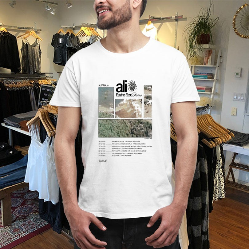 Official Ali Australia 2026 East To East Tour Dates Shirts