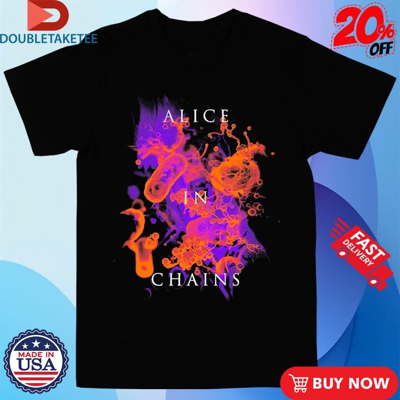 Official Alice In Chains Bacteria Logo Shirts