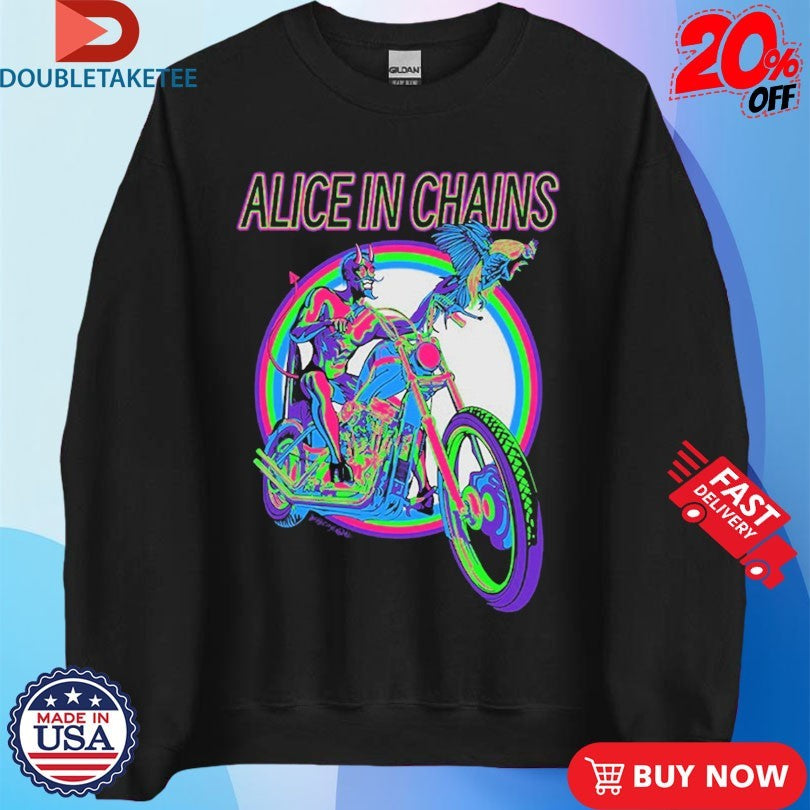 Official Alice In Chains Devil Bike Shirts