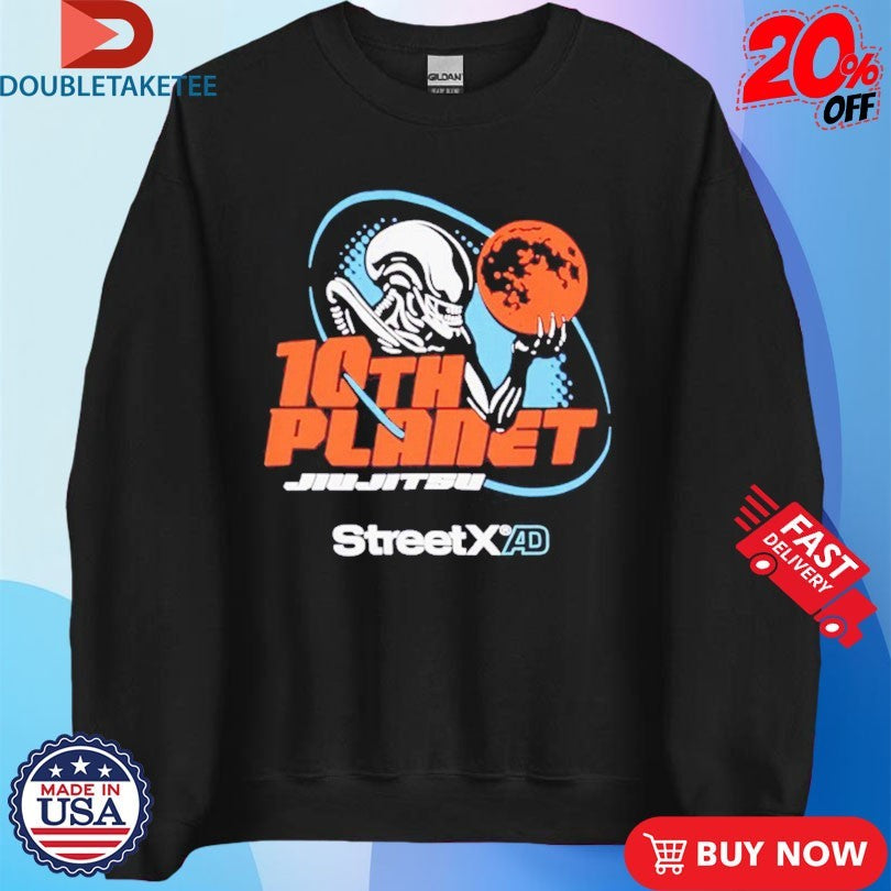 Alien StreetxAD 10th Planet Jiu Jitsu T-shirts