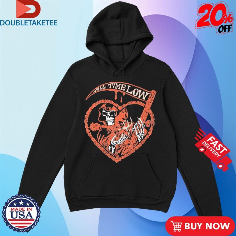 Official All Time Low Grim Reaper Valentine’s Day Shirts